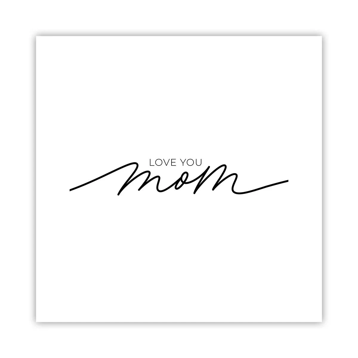 Poster - Große Emotionen - 30x30 cm