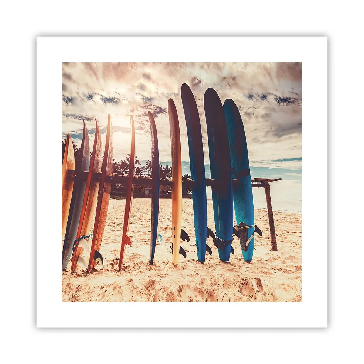 Poster - Gute Nacht bis morgen - 40x40 cm