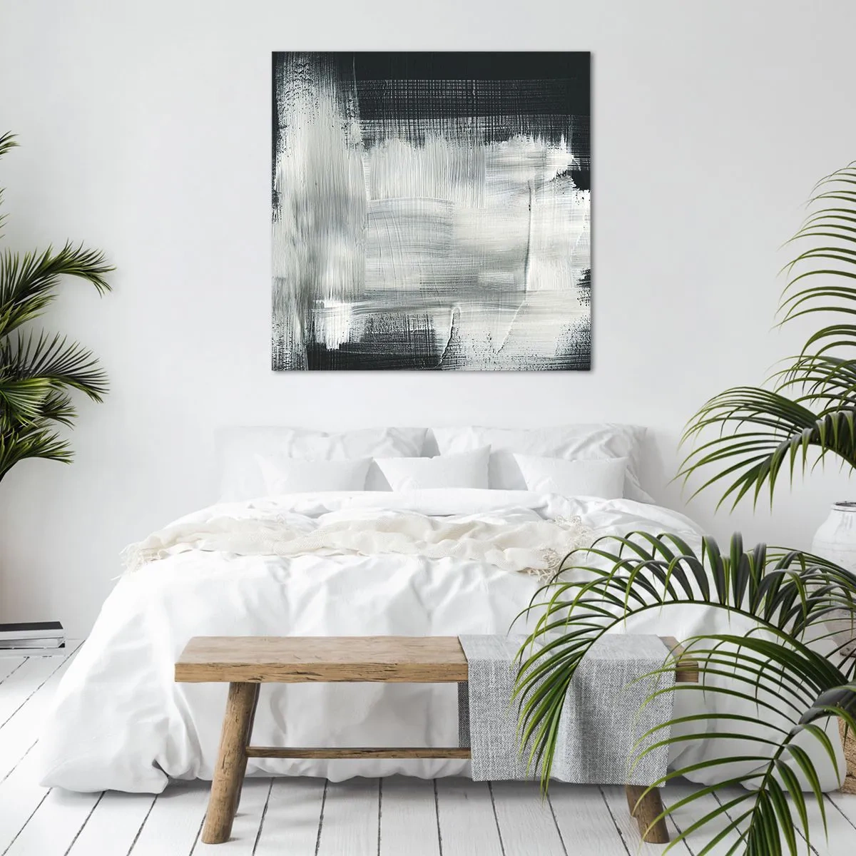 Bild auf Leinwand - Leinwandbild - Vertikal und horizontal gewebt - 70x70 cm