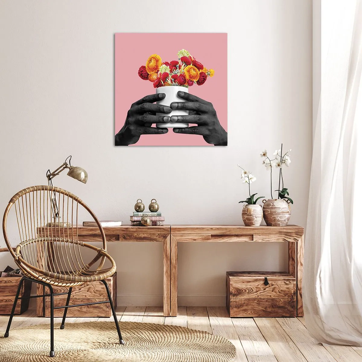 Bild auf Leinwand - Leinwandbild - Die Apotheose des Lebens - 50x50 cm