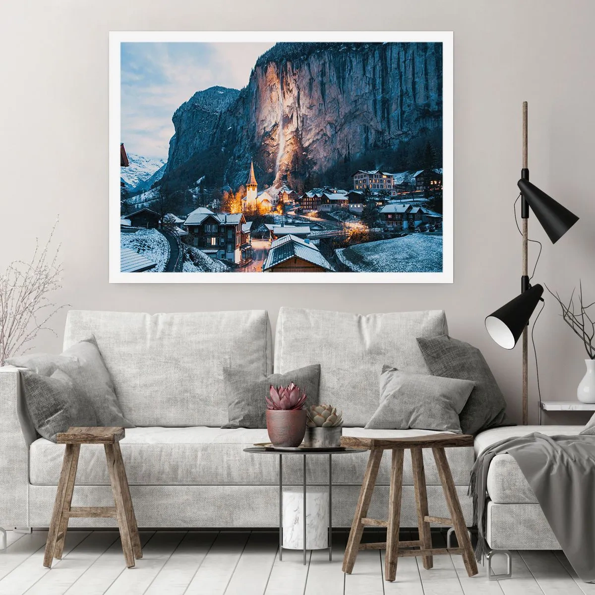 Poster - Der leuchtende Geist des Winters - 40x30 cm