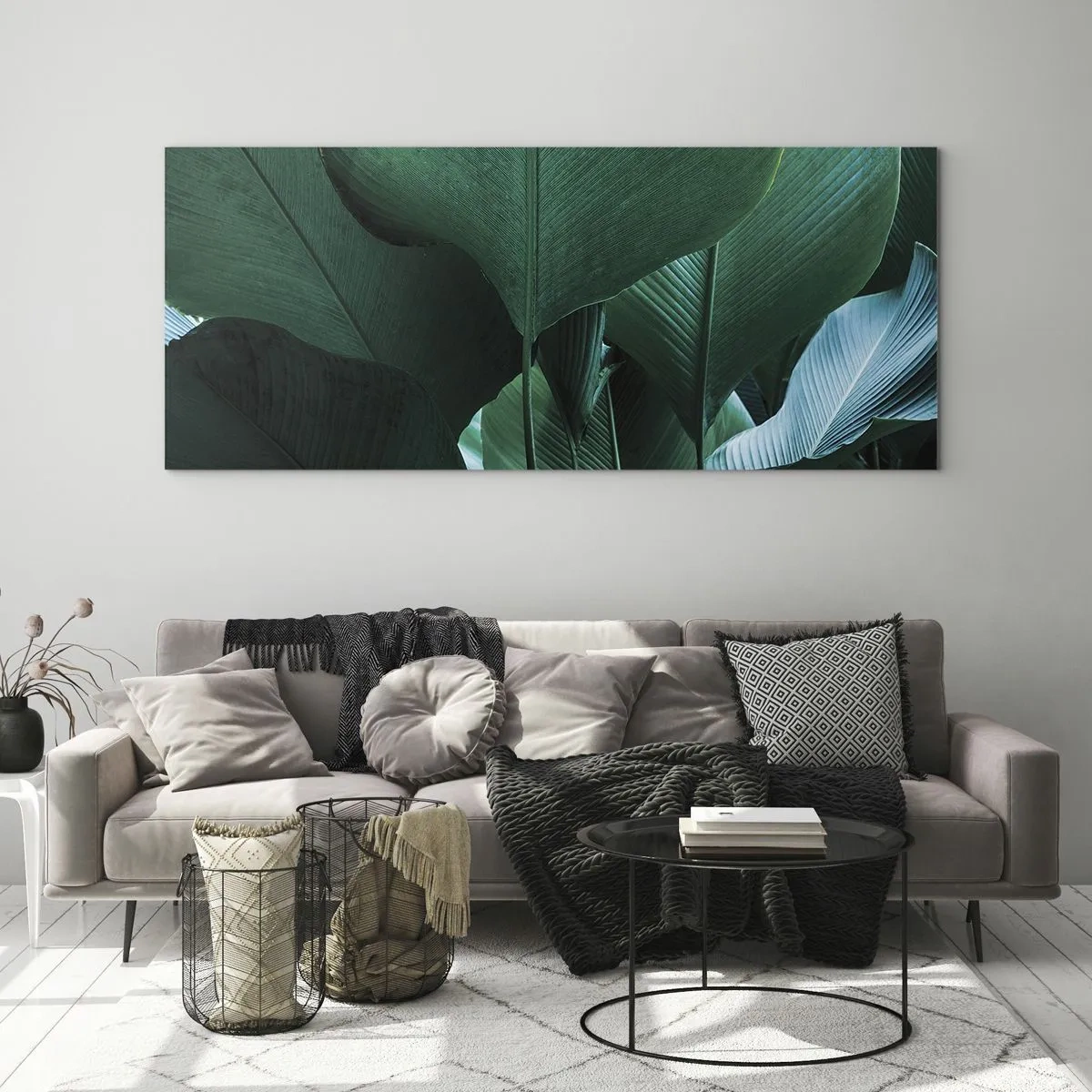 Glasbild - Bild auf glas - Dem Licht zugewandt - 100x40 cm