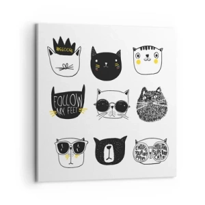 Bild auf Leinwand - Leinwandbild - Jeder andere - 60x60 cm