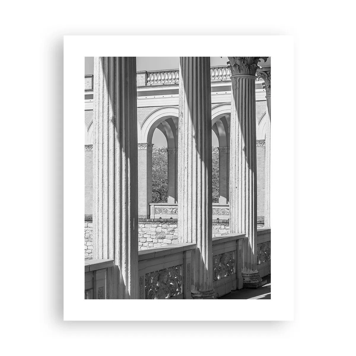 Poster - Sonnige Arkade - 40x50 cm