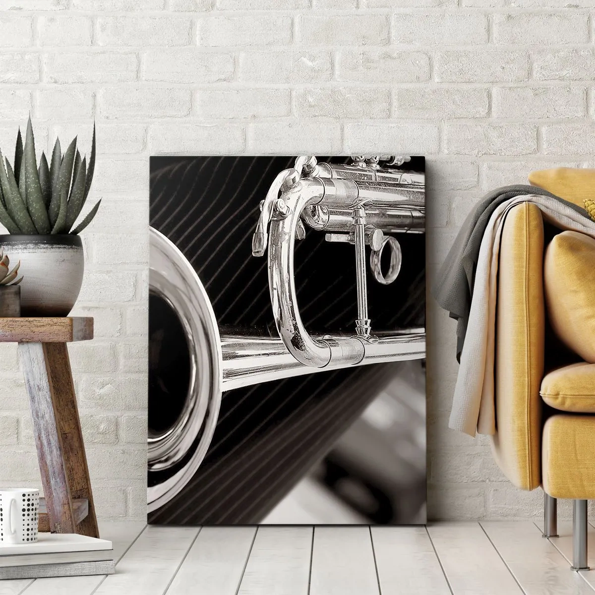 Bild auf Leinwand - Leinwandbild - Eine musikalische Reise in die 1930er Jahre - 45x80 cm