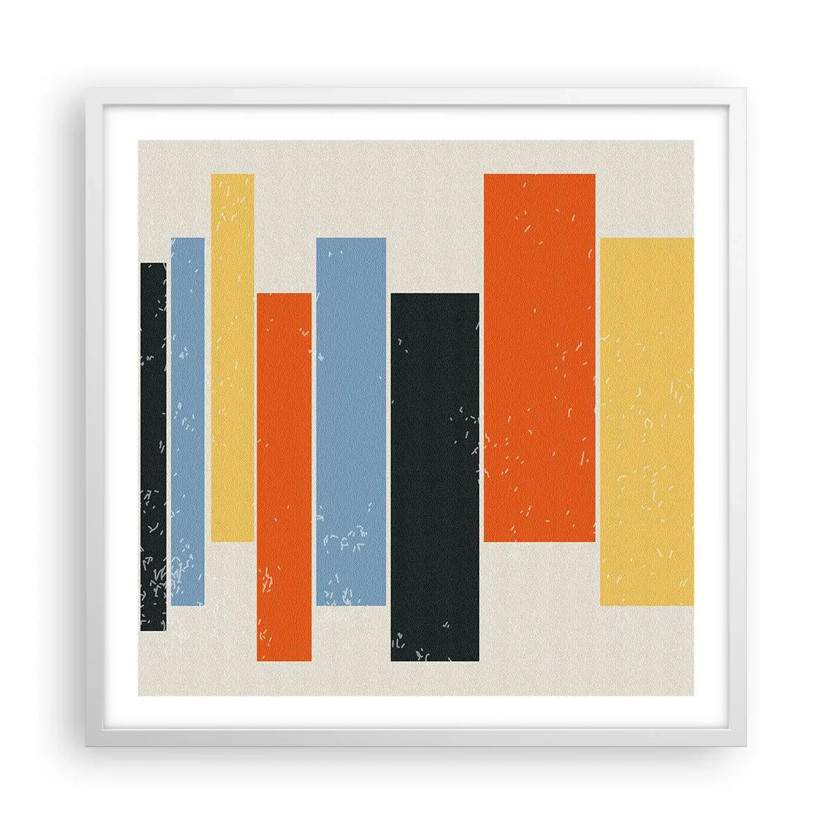 Poster in einem weißen Rahmen - Musiknotation - 60x60 cm