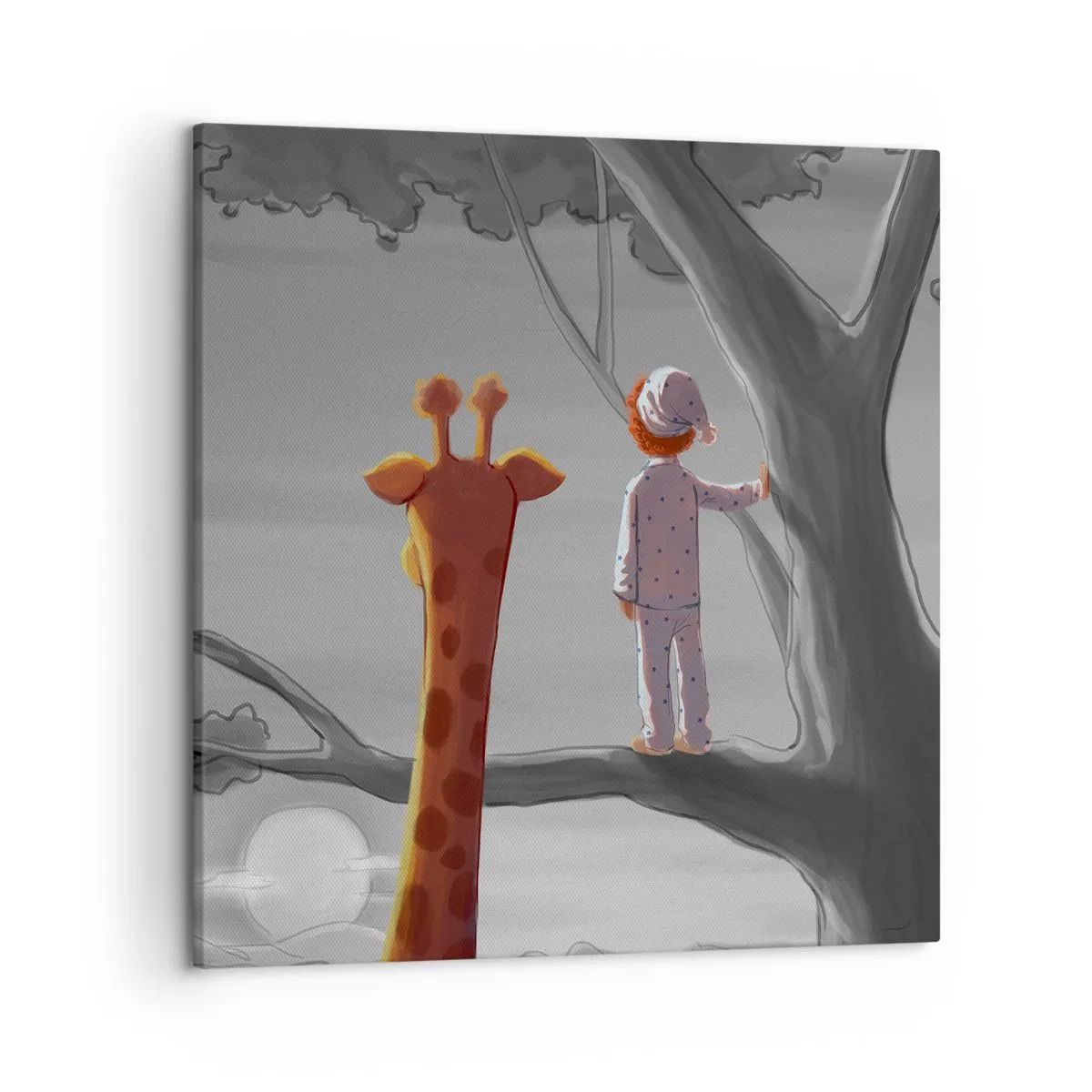 Bild auf Leinwand - Leinwandbild - Das passiert wirklich - 50x50 cm