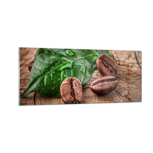 Glasbild - Bild auf glas - Der wahrste und schwarze - 100x40 cm