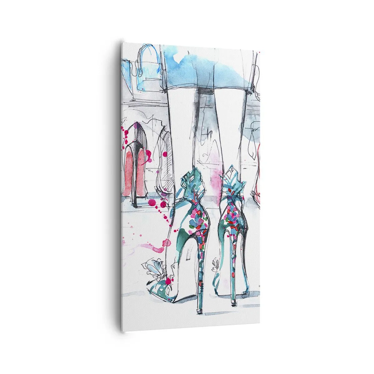 Bild auf Leinwand - Leinwandbild - Sesam, mach auf - 65x120 cm