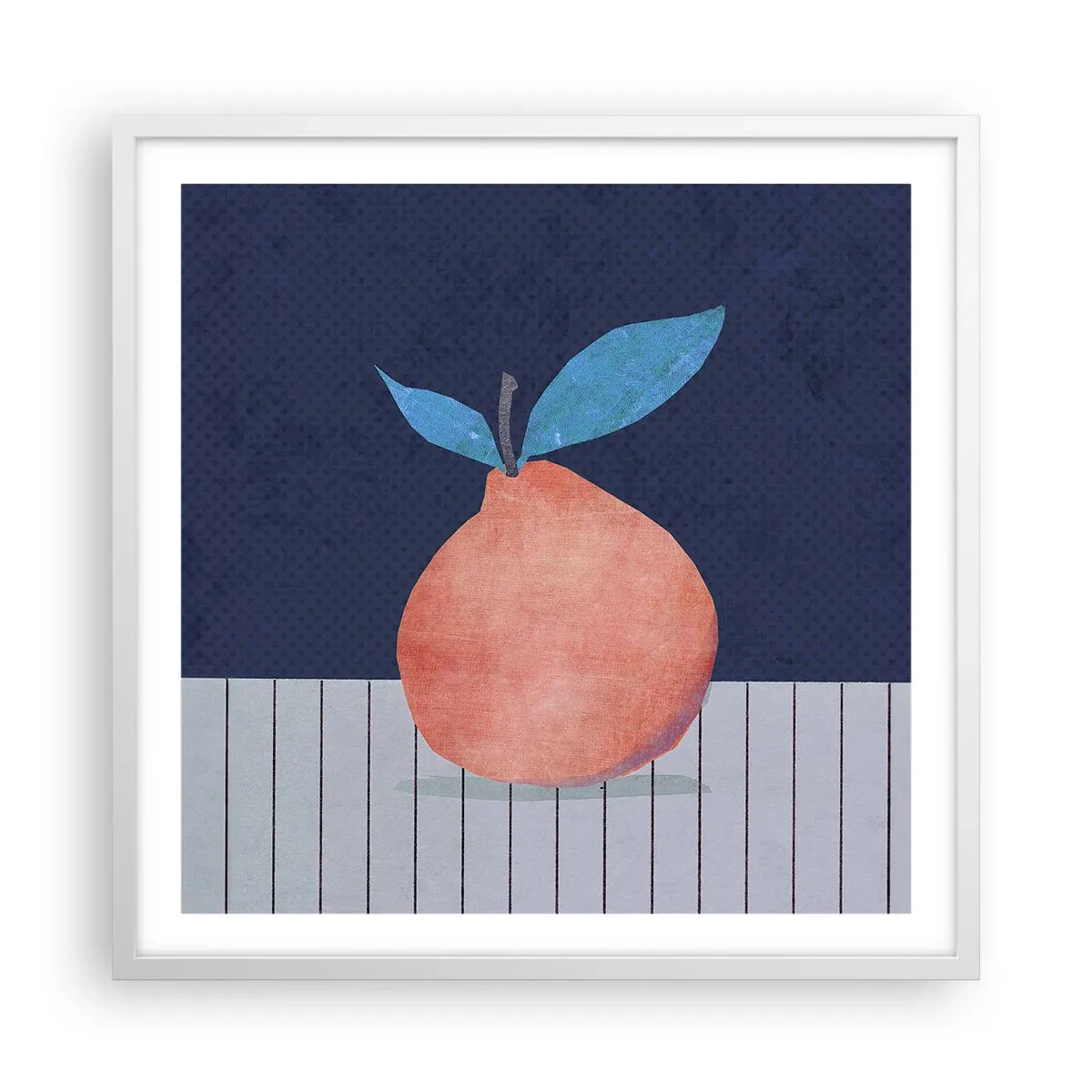 Poster in einem weißen Rahmen - Konvexität und Ebene - 60x60 cm