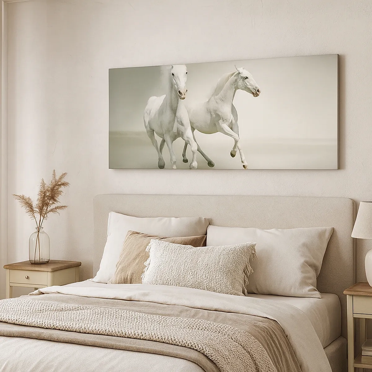 Bild auf Leinwand - Leinwandbild - Weiße Macht! - 30x30 cm