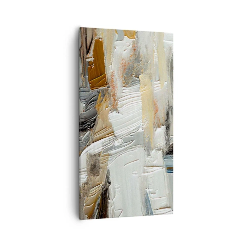 Bild auf Leinwand - Leinwandbild - Bunte Schichten - 55x100 cm