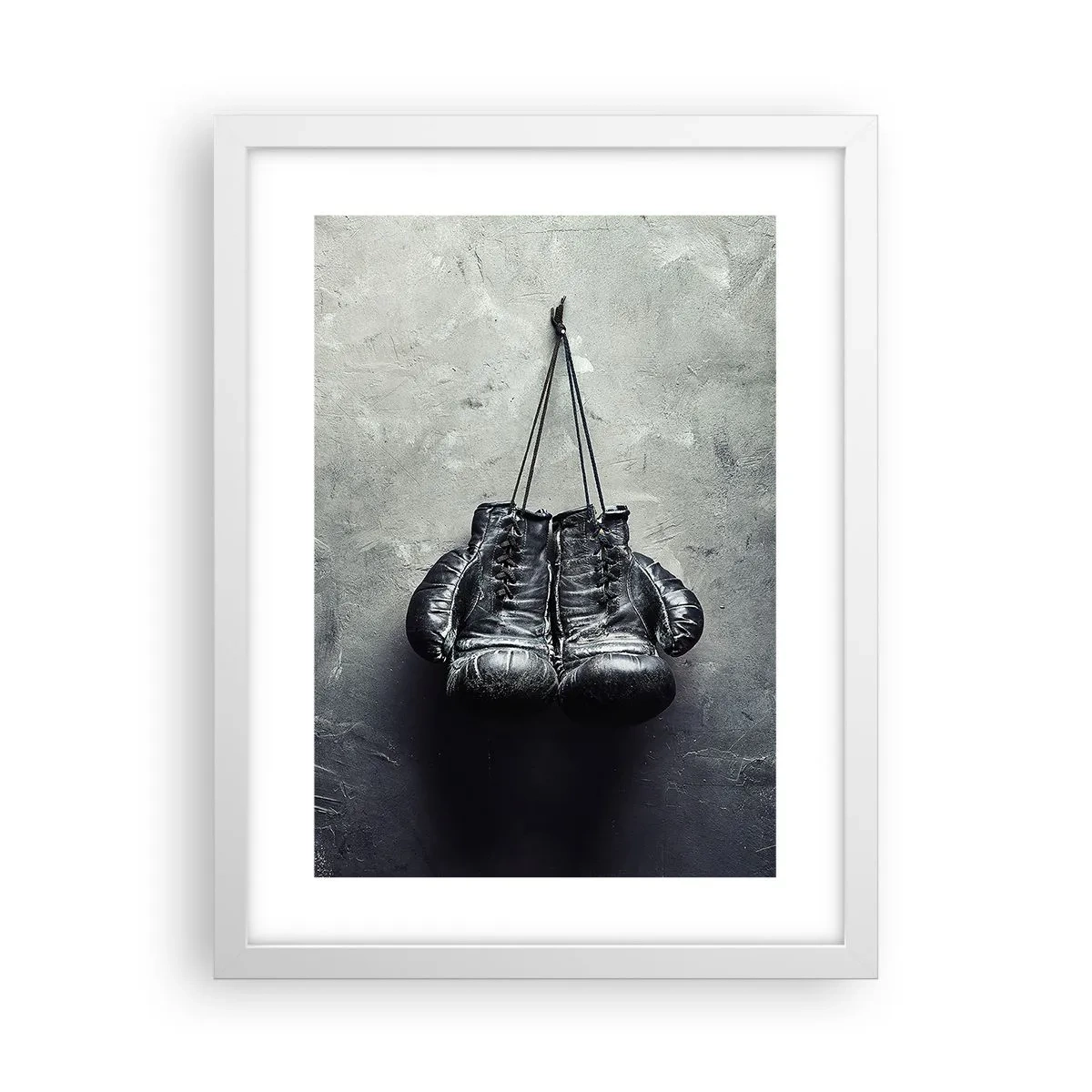 Poster in einem weißen Rahmen - Zeit des Kampfes und Zeit des Friedens - 30x40 cm