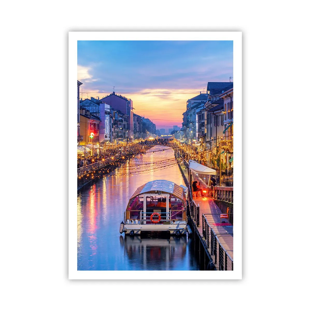 Poster - Ein Abend voller Licht und Spaß - 70x100 cm