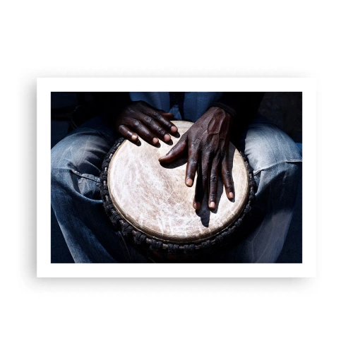 Poster - Lebe in deinem eigenen Rhythmus - 70x50 cm