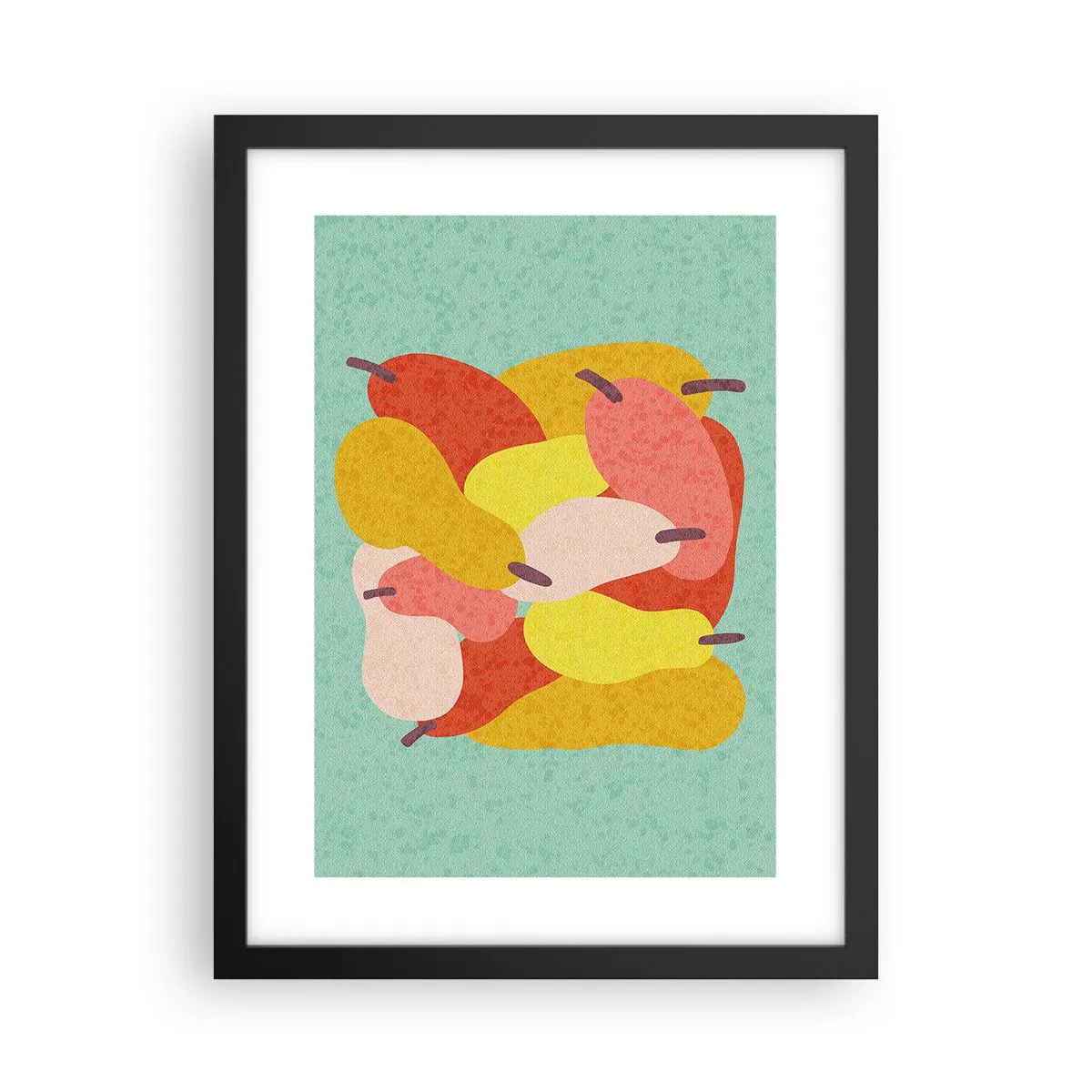 Poster in einem schwarzem Rahmen - Probieren Sie die Sommersonne - 30x40 cm