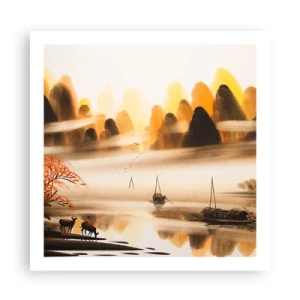 Poster - Weiter als im Fernosten - 60x60 cm