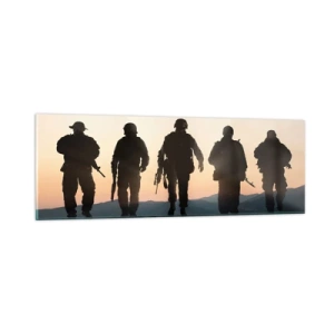 Glasbild - Bild auf glas - Willkommen in unserer Welt - 90x30 cm