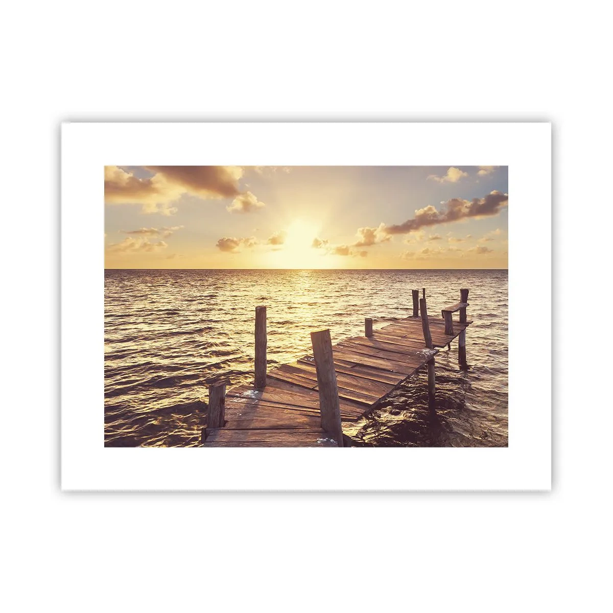 Poster - Das goldene Land der Sanftmut - 40x30 cm