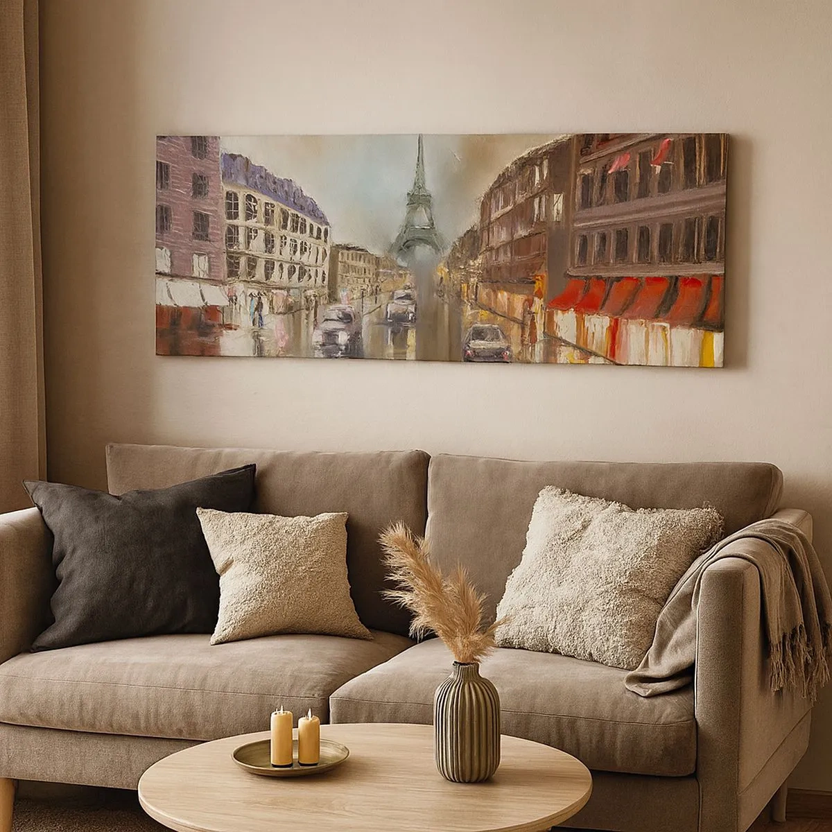 Bild auf Leinwand - Leinwandbild - Nur sie zählt - 100x40 cm