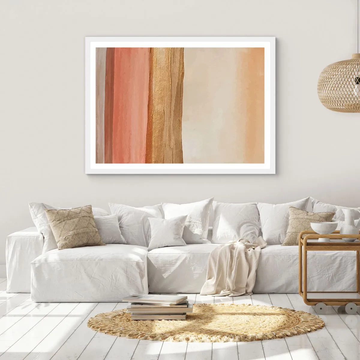 Poster in einem weißen Rahmen - Vertikale Komposition - 100x70 cm