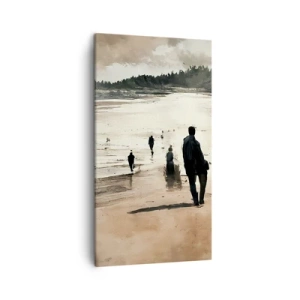 Bild auf Leinwand - Leinwandbild - Einberufen - 45x80 cm