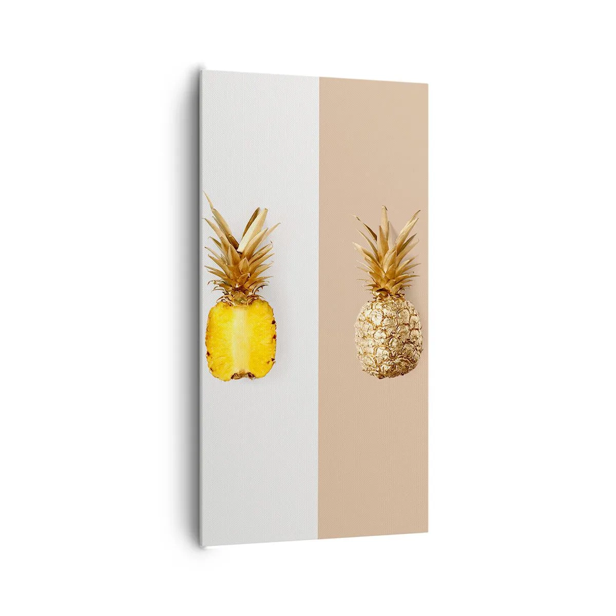 Bild auf Leinwand - Leinwandbild - Ananas für uns - 65x120 cm