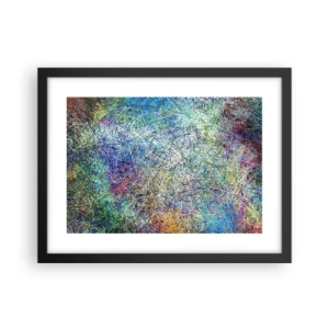 Poster in einem schwarzem Rahmen - Es ist nicht so einfach - 40x30 cm