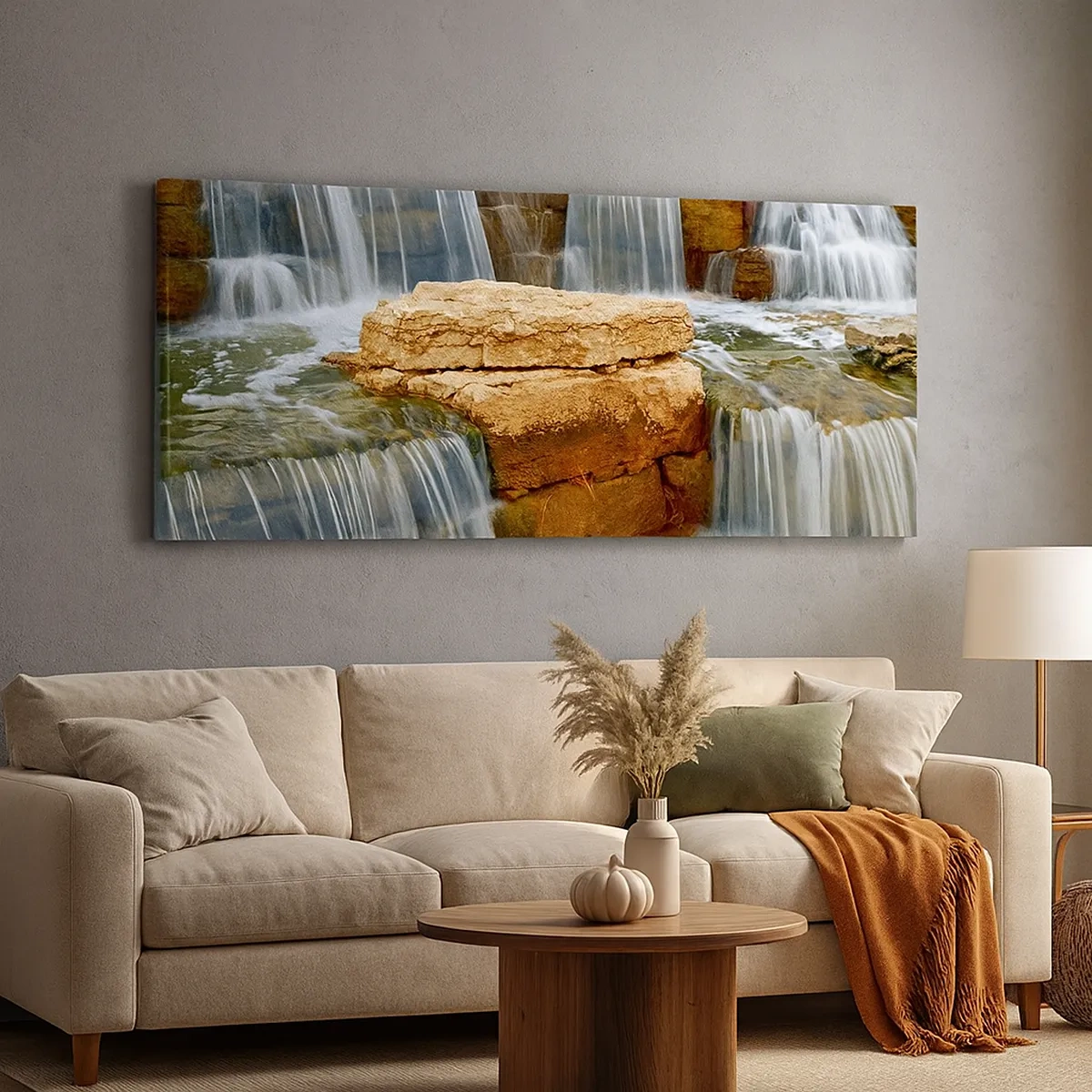 Bild auf Leinwand - Leinwandbild - Treppe zum Himmel - 30x30 cm