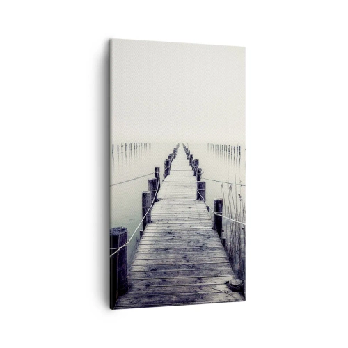 Bild auf Leinwand - Leinwandbild - Tauchen Sie in Ruhe ein - 45x80 cm