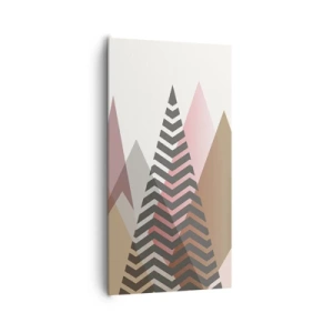 Bild auf Leinwand - Leinwandbild - Pyramidale Aussicht - 65x120 cm