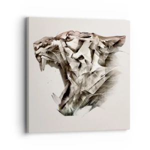 Bild auf Leinwand - Leinwandbild - Du weißt schon wer das Sagen hat - 30x30 cm