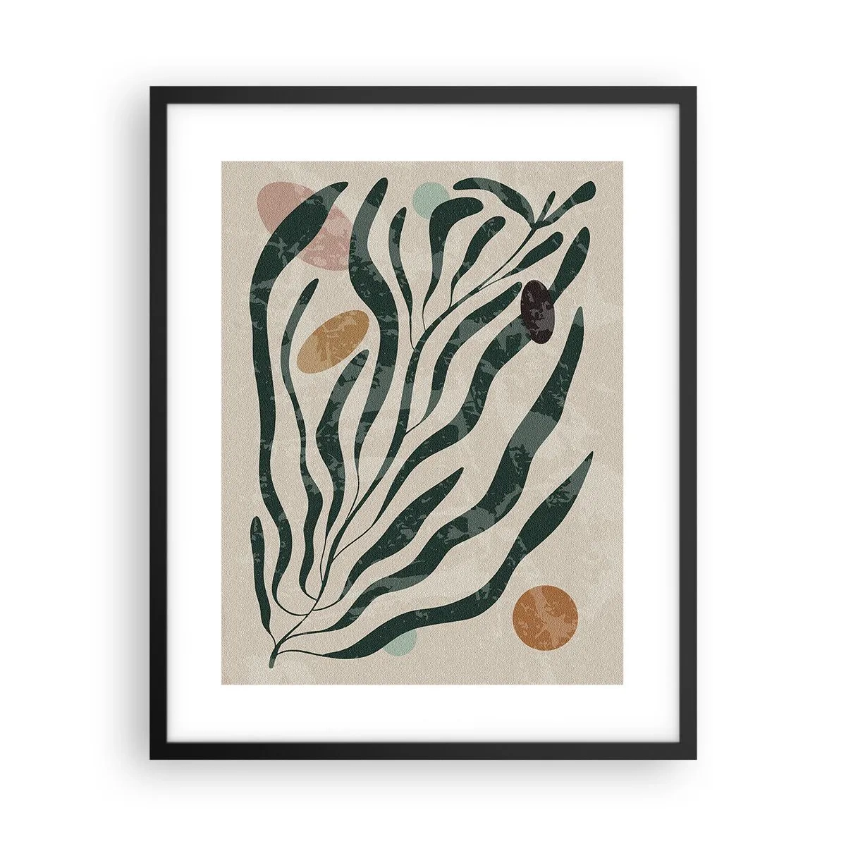 Poster in einem schwarzem Rahmen - Im Grünen - 40x50 cm