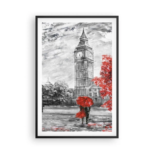 Poster in einem schwarzem Rahmen - Ein aufregender Tag - 61x91 cm