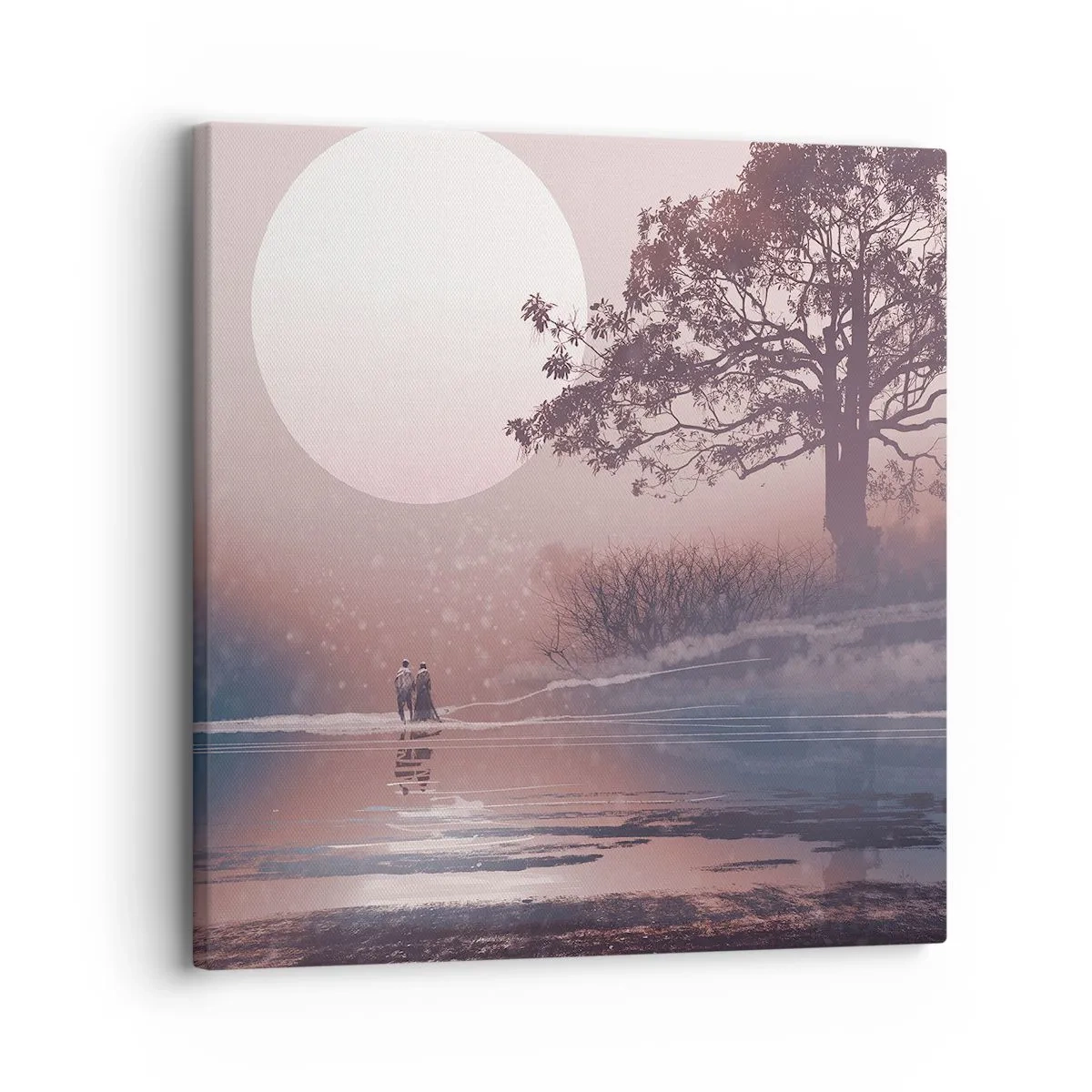 Bild auf Leinwand - Leinwandbild - Wunder der Nacht - 30x30 cm