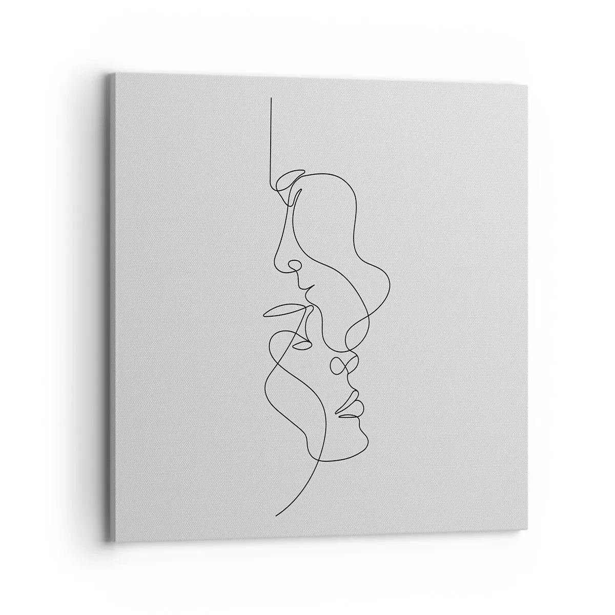 Bild auf Leinwand - Leinwandbild - Die Hitze bitterer Begierden - 70x70 cm