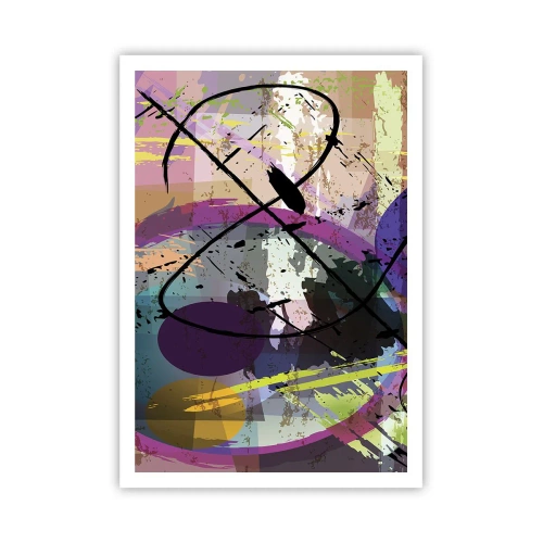 Poster - Du kannst geradeaus oder umhergehen - 70x100 cm