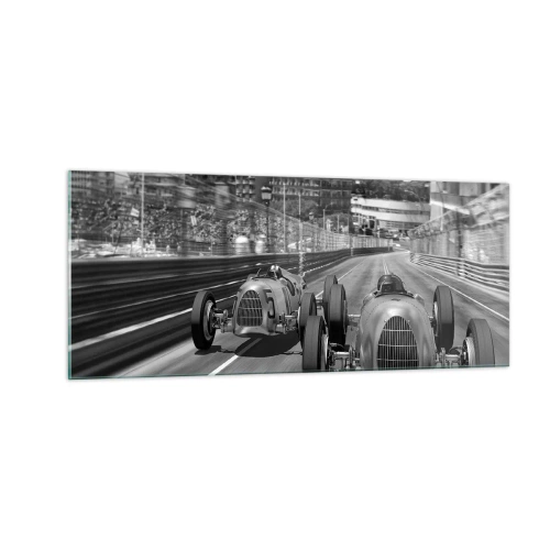 Glasbild - Bild auf glas - Vor langer Zeit in Monte Carlo - 100x40 cm