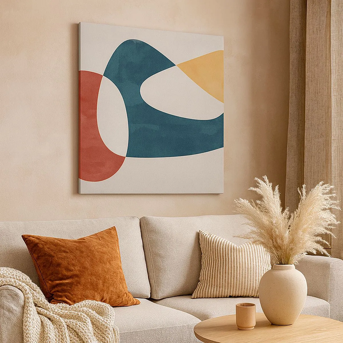 Bild auf Leinwand - Leinwandbild - Einflüsse und Metamorphosen - 30x30 cm