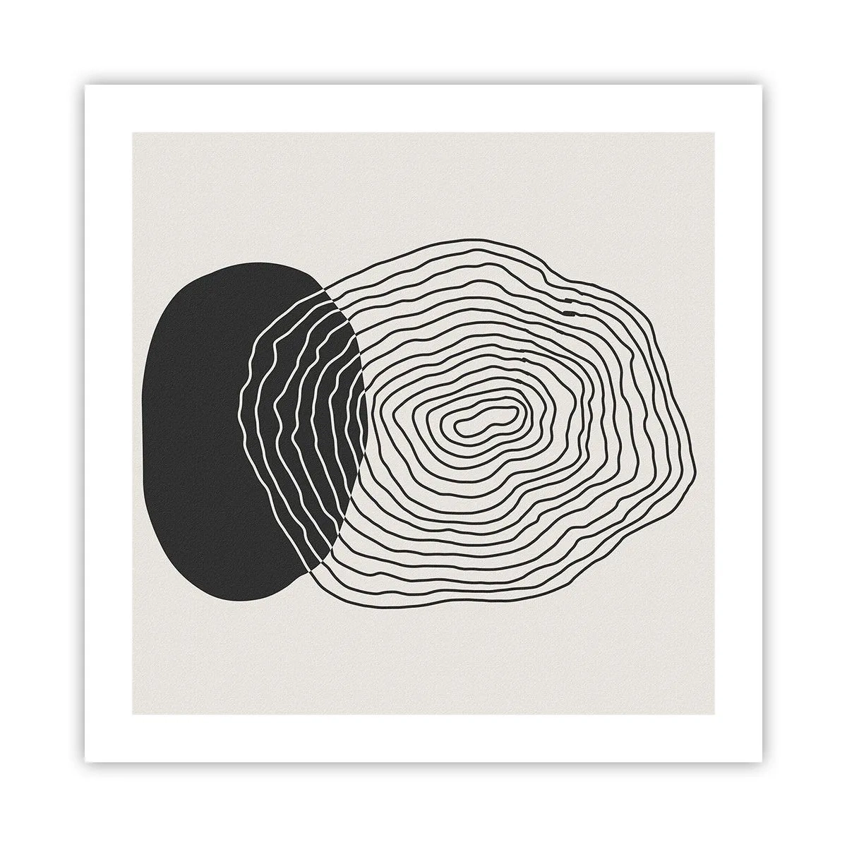 Poster - Dauer und Schwingung - 50x50 cm