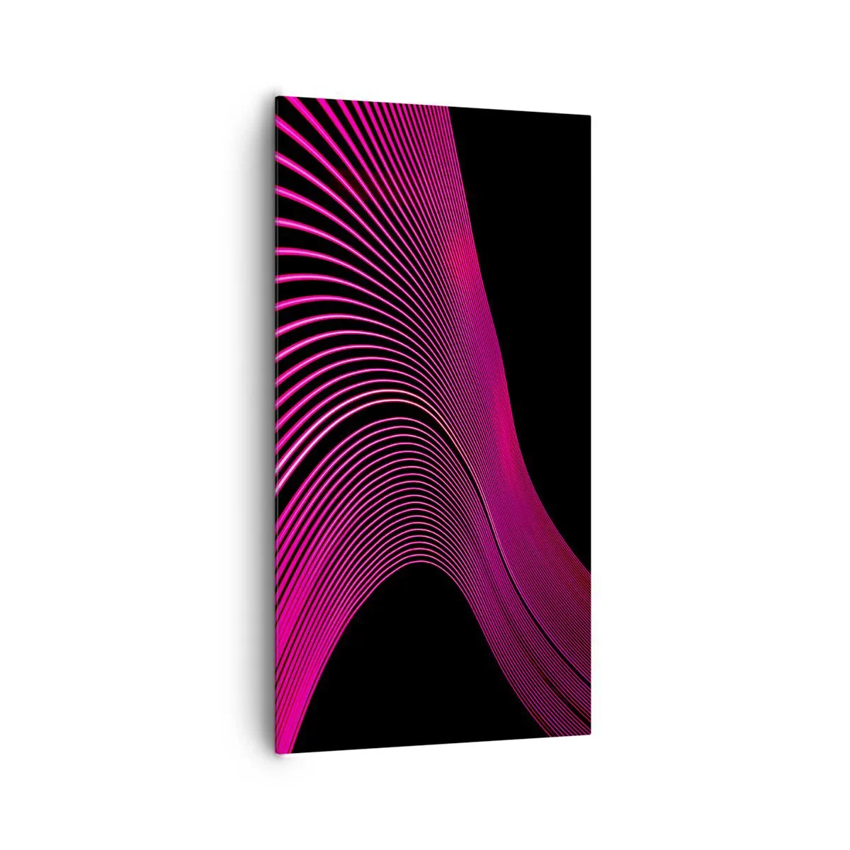 Bild auf Leinwand - Leinwandbild - Allee des Lichts - 65x120 cm