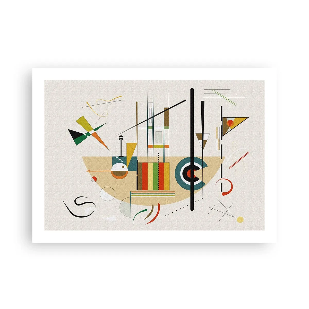 Poster - Und die Welt lacht - 70x50 cm