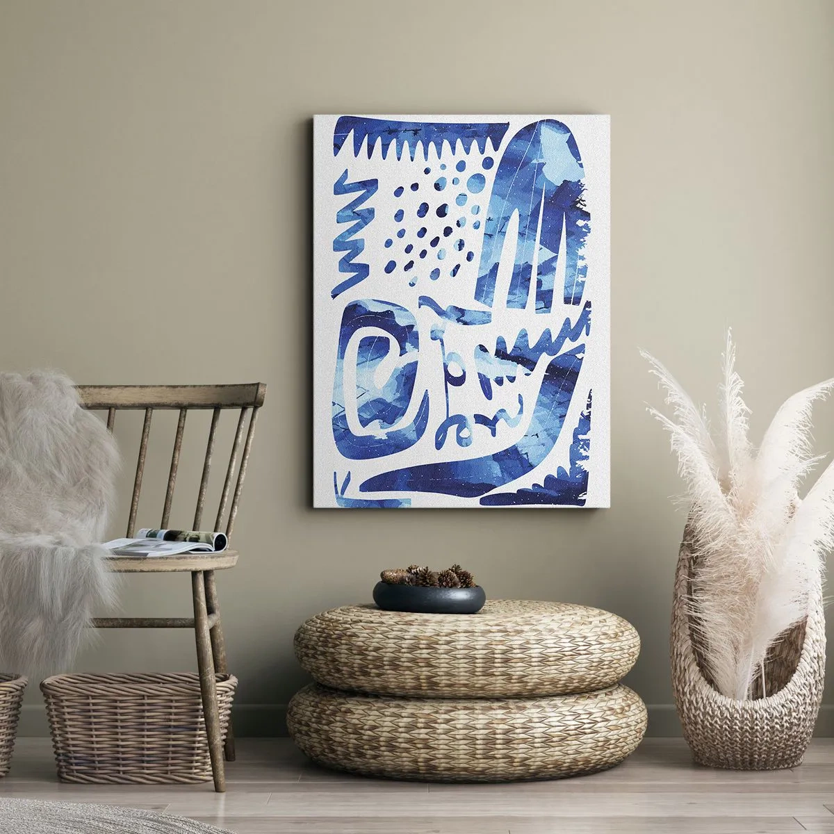 Bild auf Leinwand - Leinwandbild - Zurück zu den Wurzeln - 65x120 cm