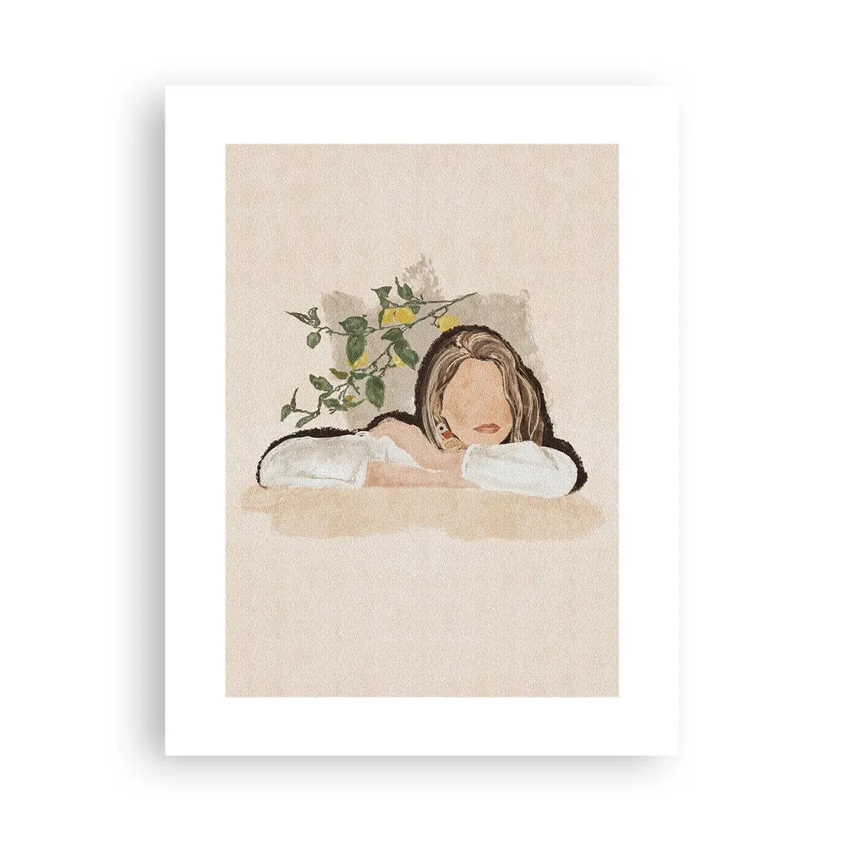 Poster - Südländische Schönheit - 30x40 cm