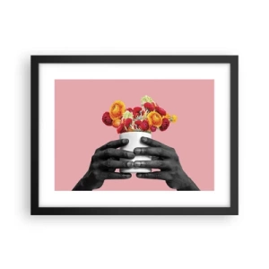 Poster in einem schwarzem Rahmen - Die Apotheose des Lebens - 40x30 cm