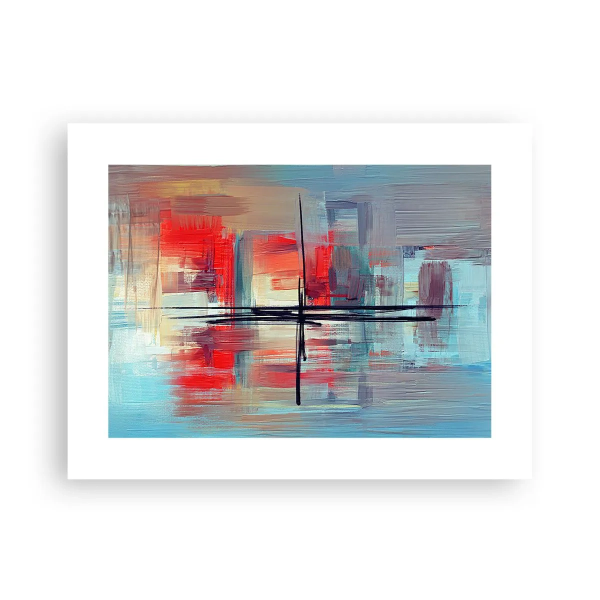 Poster - Landschaft in einer unbekannten Dimension - 40x30 cm