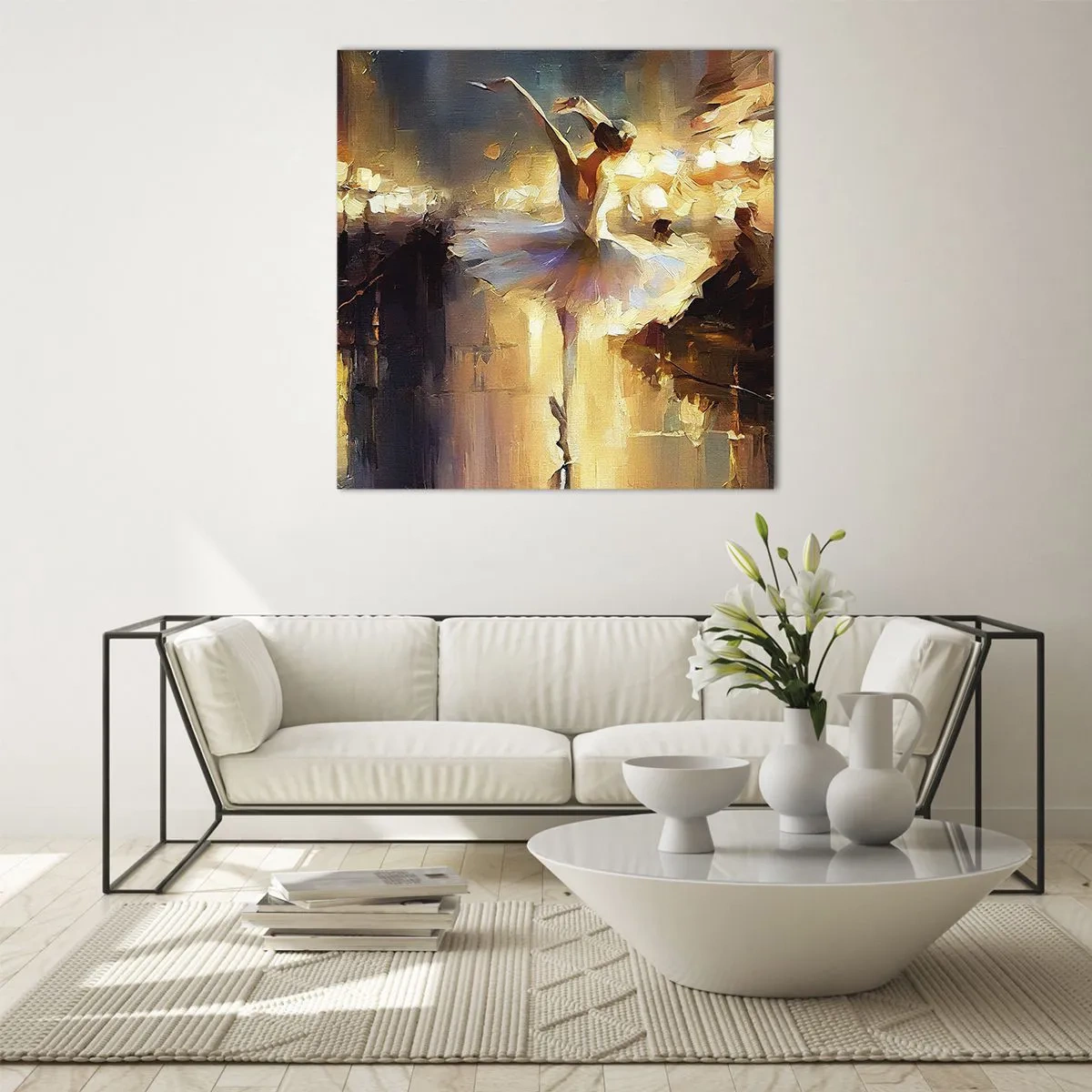 Glasbild - Bild auf glas - Wunder auf der Straße - 40x40 cm