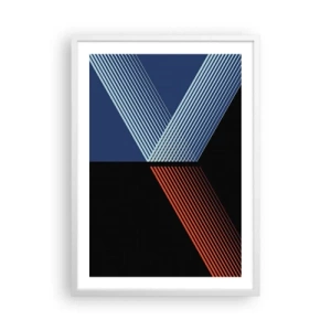 Poster in einem weißen Rahmen - Eine einfache Geschichte - 50x70 cm