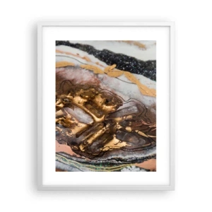 Poster in einem weißen Rahmen - Das Element der Erde - 40x50 cm