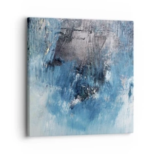 Bild auf Leinwand - Leinwandbild - Rhapsodie in Blau - 30x30 cm